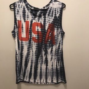 Tie dye tank top , Size L